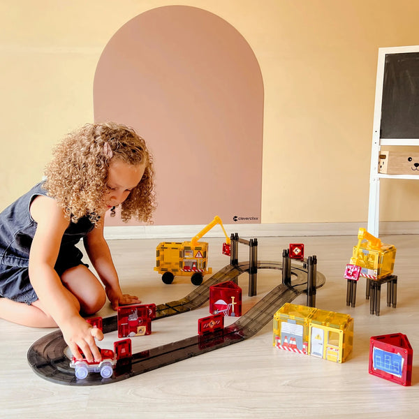 Construction Builder Pack Intense Magnetic Building Tiles 48 Pieces-PRE ORDER 3-4 WEEKS