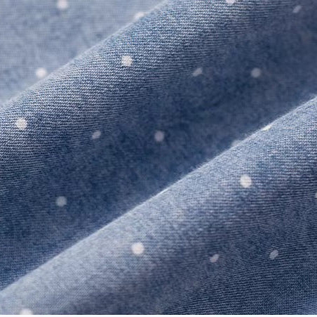 Deia Dotty Denim Vest Top and Shorts Set