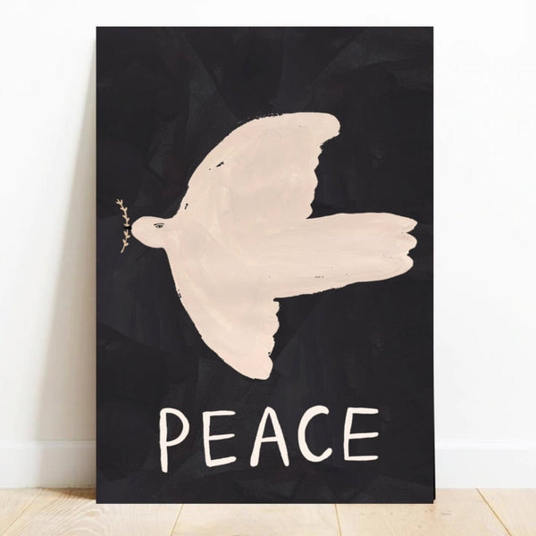 'Peace' Hand Painted Art Print