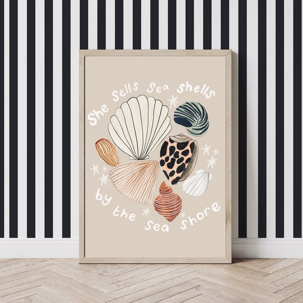 She Sells Sea Shells Art Print