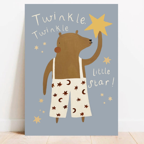 'Twinkle Twinkle' Hand Painted Art Print