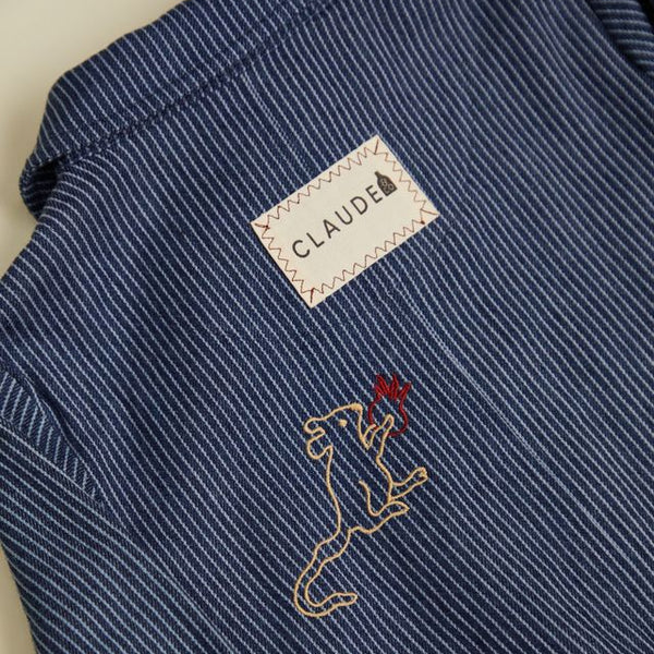 Syd Denim Woodland Print Cotton Boilersuit Overall