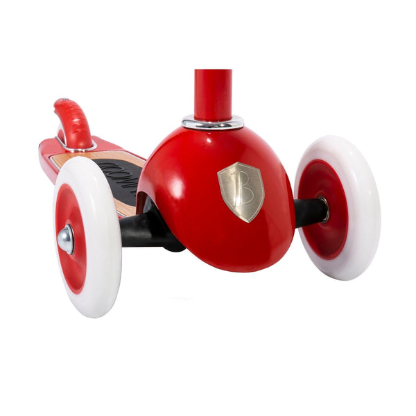 Banwood Kids 3 Wheel Scooter with Basket (Red)