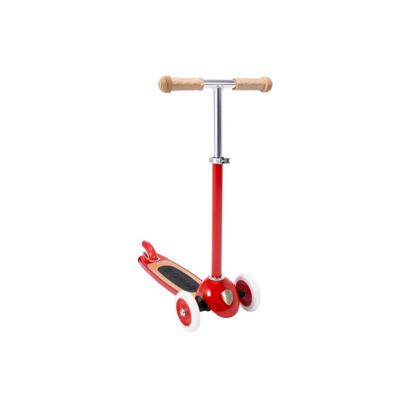 Banwood Kids 3 Wheel Scooter with Basket (Red)