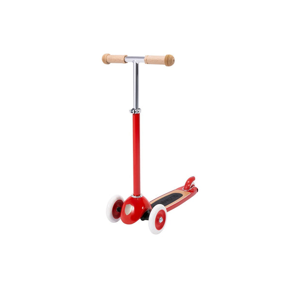 Banwood Kids 3 Wheel Scooter with Basket (Red)
