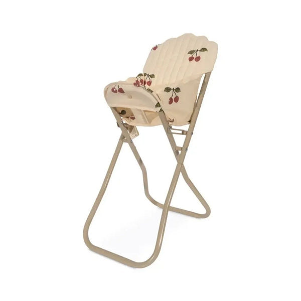 Glitter Cherry Ma Grande Cerise Print Fold-Away Dolls High Chair