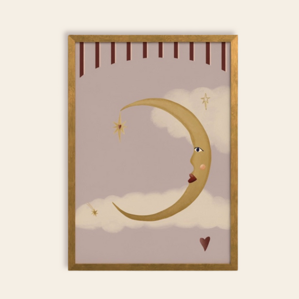 La Lune D'Amour Art Print