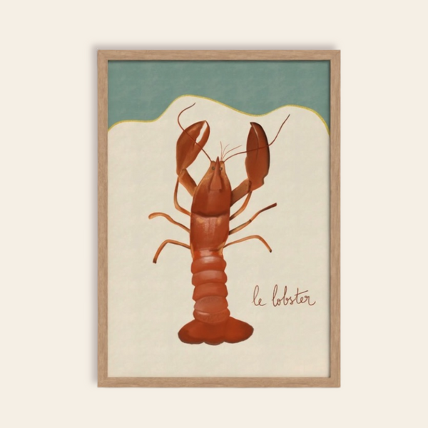 Le Lobster Art Print