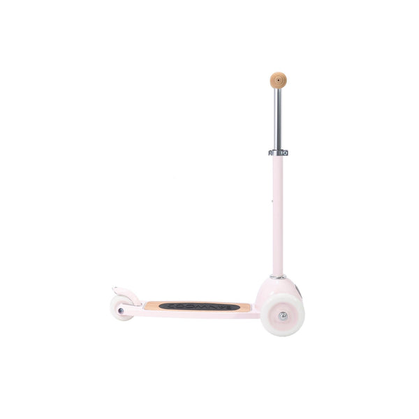 Banwood Kids 3 Wheel Scooter with Basket (Pink)