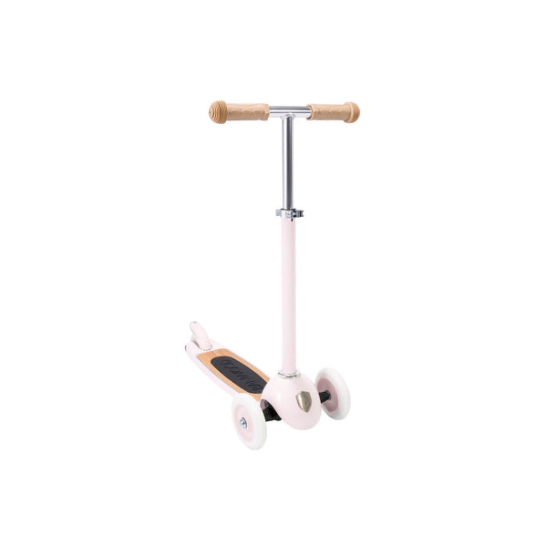 Banwood Kids 3 Wheel Scooter with Basket (Pink)