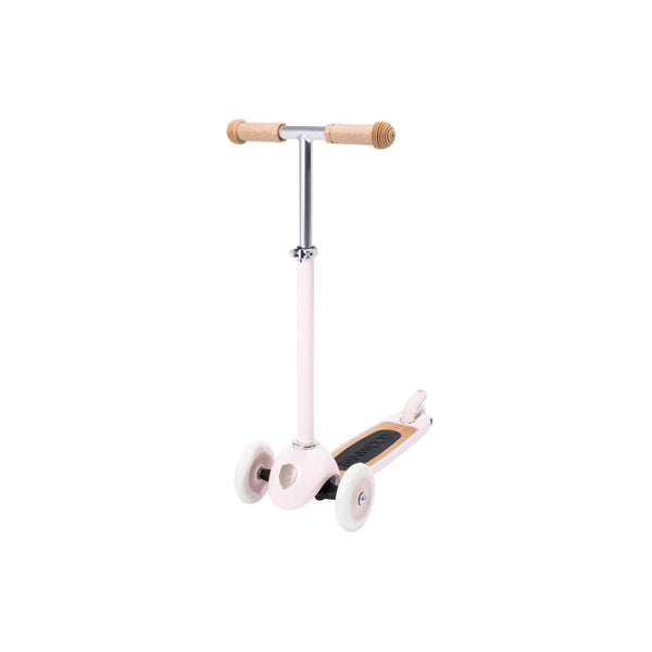 Banwood Kids 3 Wheel Scooter with Basket (Pink)