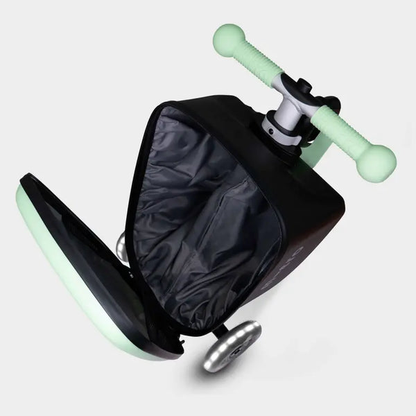 Mini Micro Folding Scooter with Travel Suitcase (Mint)