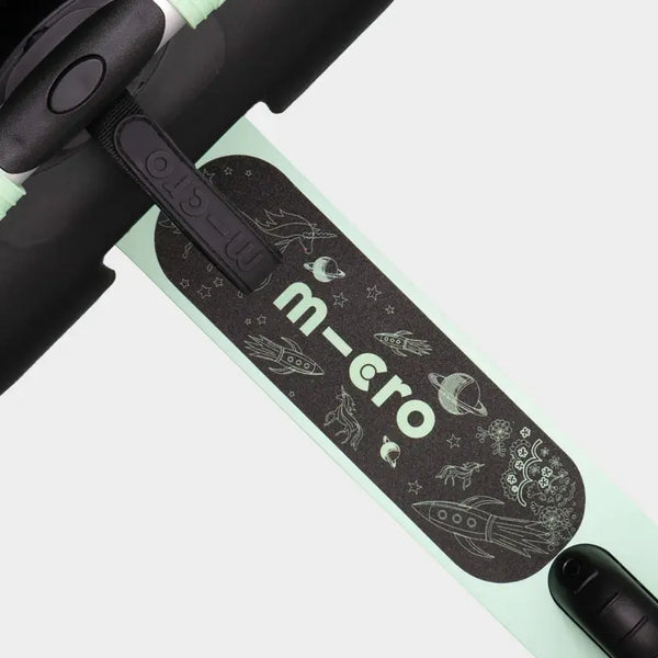 Mini Micro Folding Scooter with Travel Suitcase (Mint)