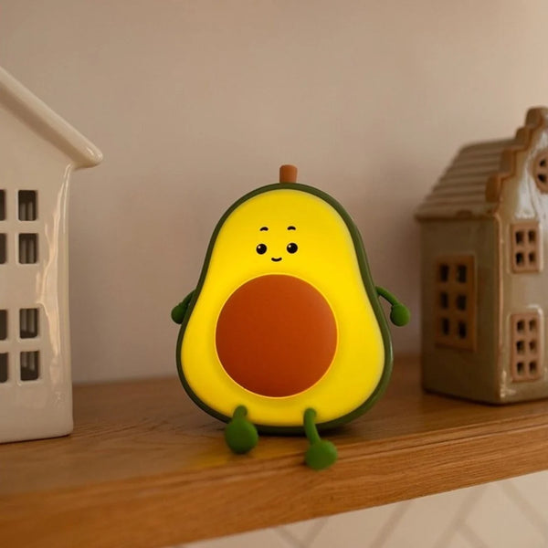 Avocado Silicone LED Nightlight Lamp