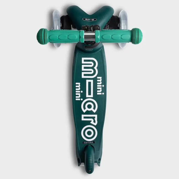 Mini Micro ECO 3 in 1 Deluxe Scooter with Push Handle (Green)
