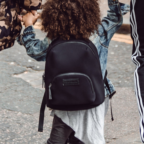 Mini Elwood Kids Backpack (Black Scuba)