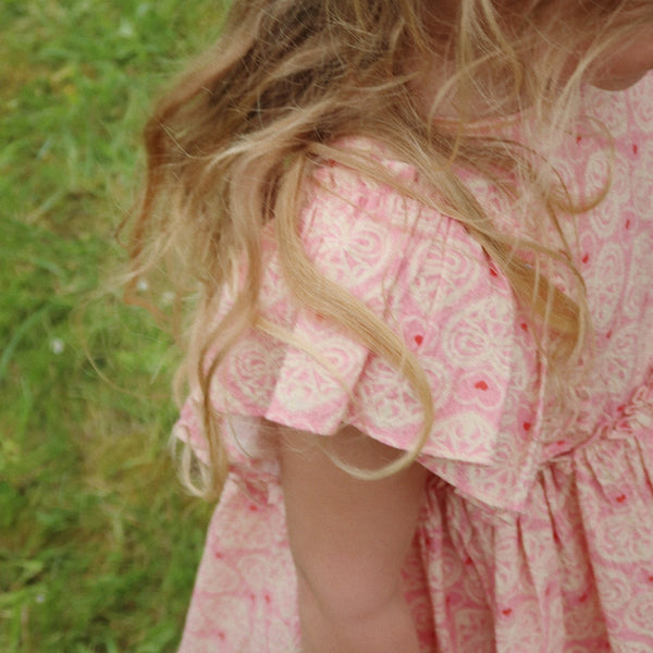 Ava Bow Back Frill Dress