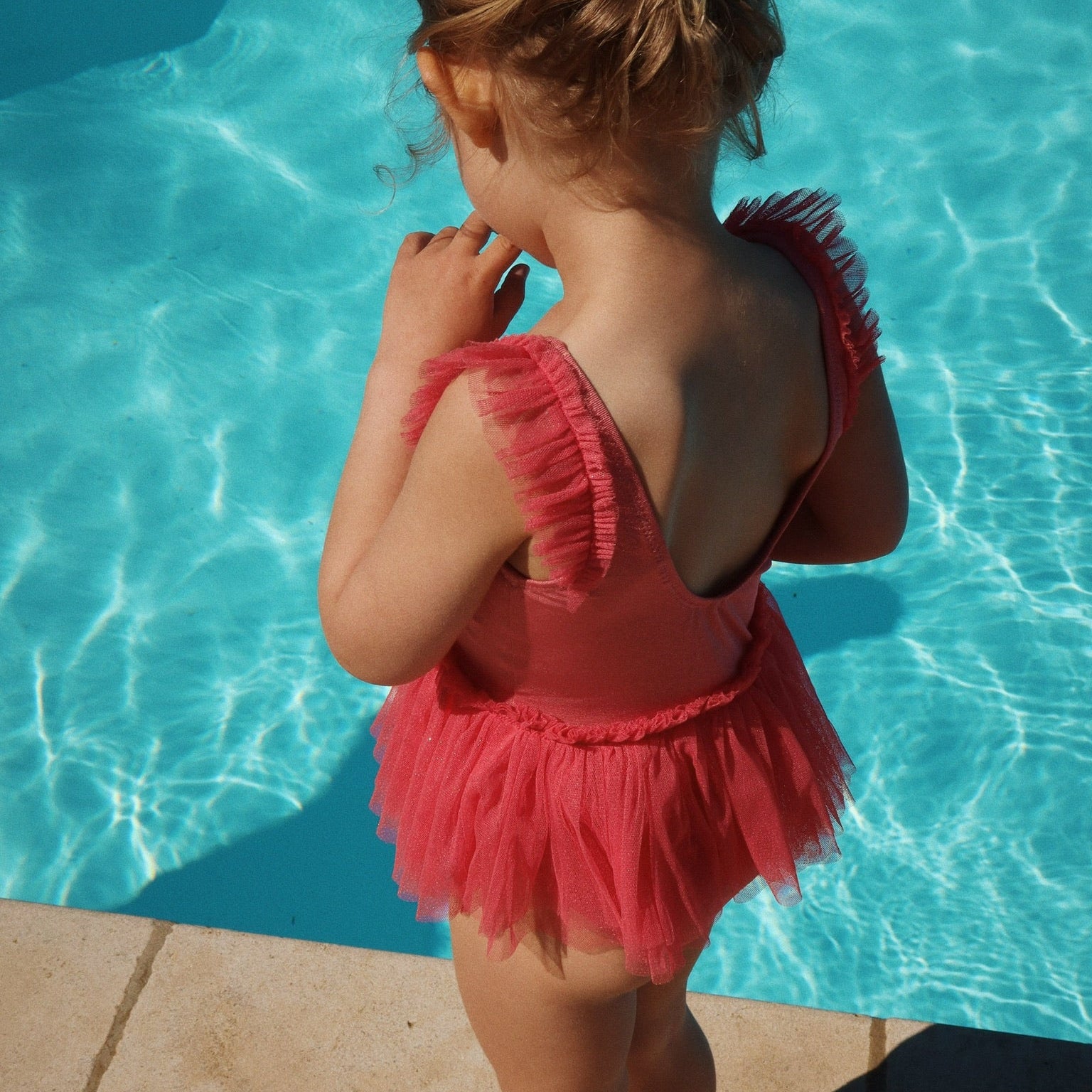 Swimming Pool Red Swim Dress Swimsuit Watery Swimsuit For Women