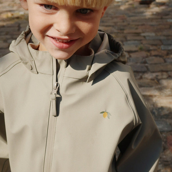 Plainy Rain Lemon Outdoor Jacket and Trouser Set (Laurel Oak)