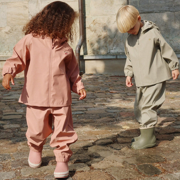 Plainy Rain Lemon Outdoor Jacket and Trouser Set (Laurel Oak)