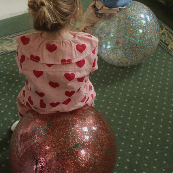 Glitter Cherry Space Hopper Jump Ball