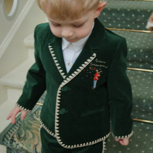 Rocky Velvet Bravo Occasion Blazer (Dark Green)