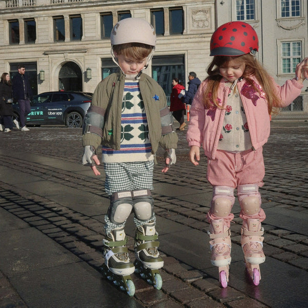 Cherry Print Light Up Adjustable Roller-skates