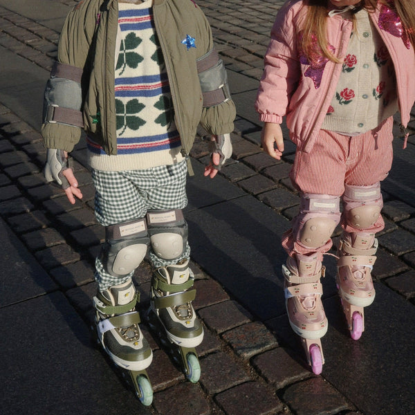 Cherry Print Light Up Adjustable Roller-skates