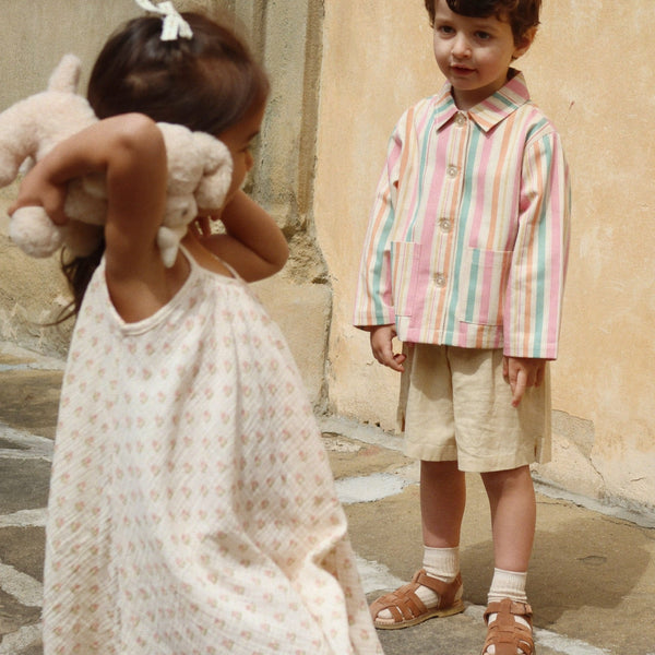 Frankie Cotton Twill Stripe Jacket (Miami Stripe)