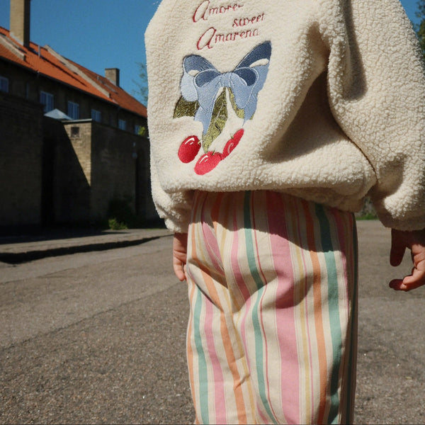 Frankie Cotton Stripe Twill Pants (Miami Stripe)