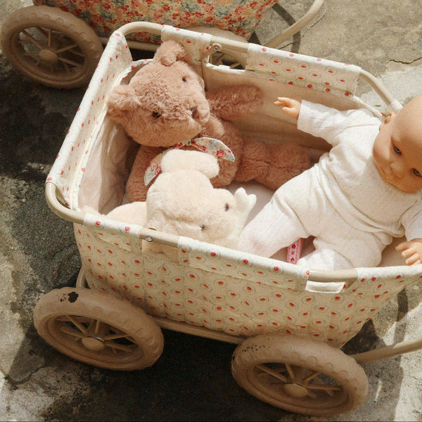Floral Polka Dot Print Kids Stroller Wagon (Mirage)