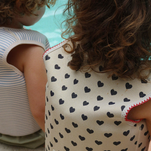 Ellis Stripe Neoprene Swim Float Vest (Stripe Blue)