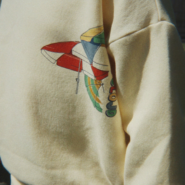 Lou Cotton Our of Office Print Sweatshirt (Rutabaga)