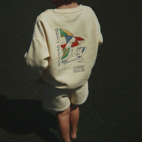 Lou Cotton Our of Office Print Sweatshirt (Rutabaga)