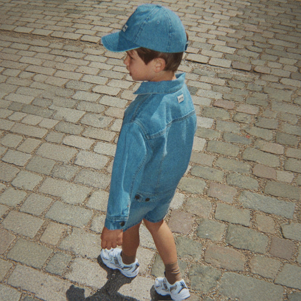 Magot Denim Blue Cotton Cap