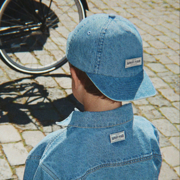Magot Denim Blue Cotton Cap