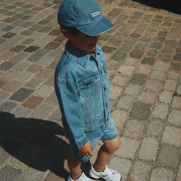 Magot Denim Blue Cotton Cap