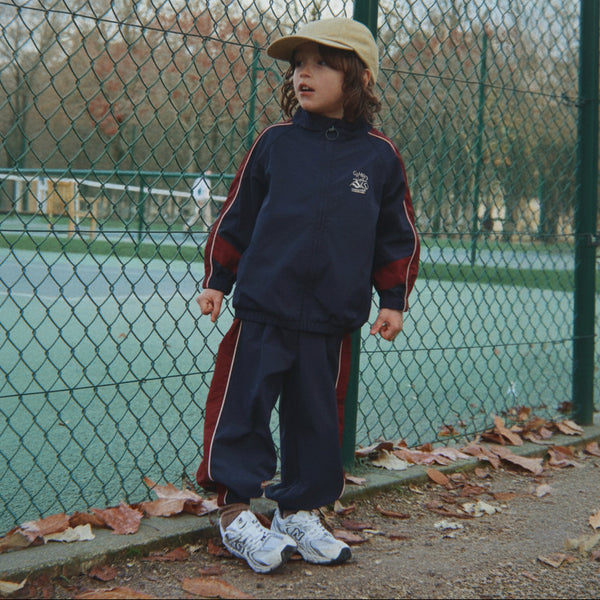Acty Varsity Zip Up Track Jacket (Total Eclipse)