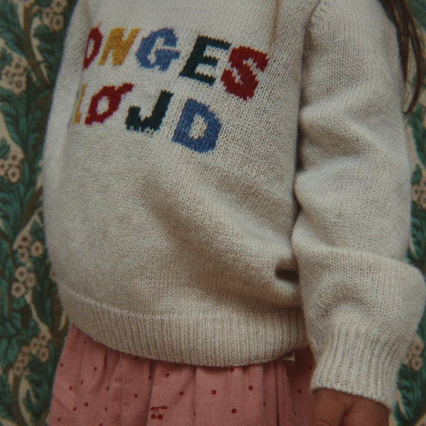 Billi Wool Blend Knitted Jumper (Off-White)