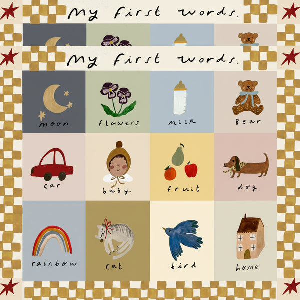 My First Words Art Print