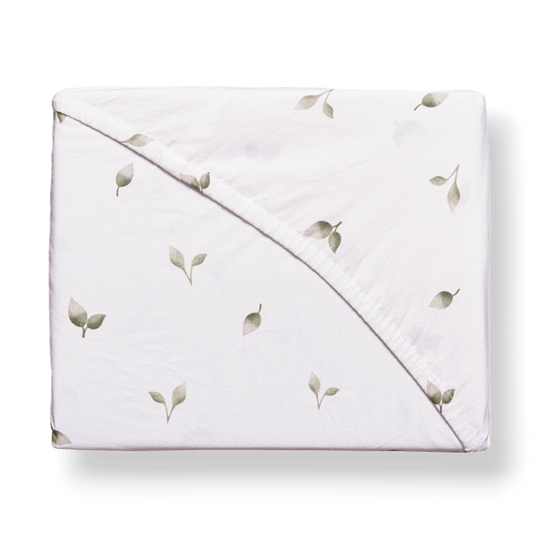 Allotment Leaf Cotton Fitted Bed Sheet