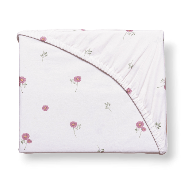 Meadow Floral Cotton Fitted Bed Sheet