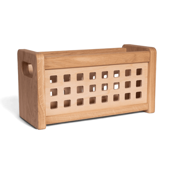 The Midi Caddy Countertop Storage Box (Solid Oak)