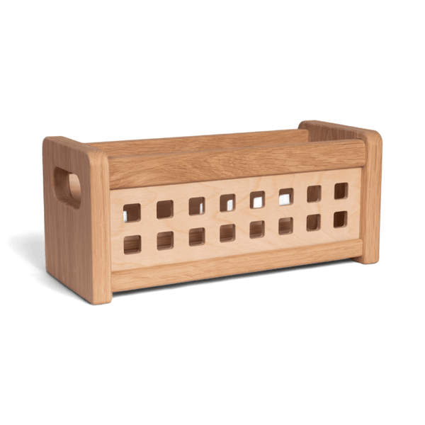 The Mini Caddy Countertop Storage Box (Solid Oak)