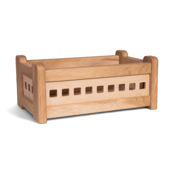 The Small Crate Countertop Storage Box (Solid Oak)