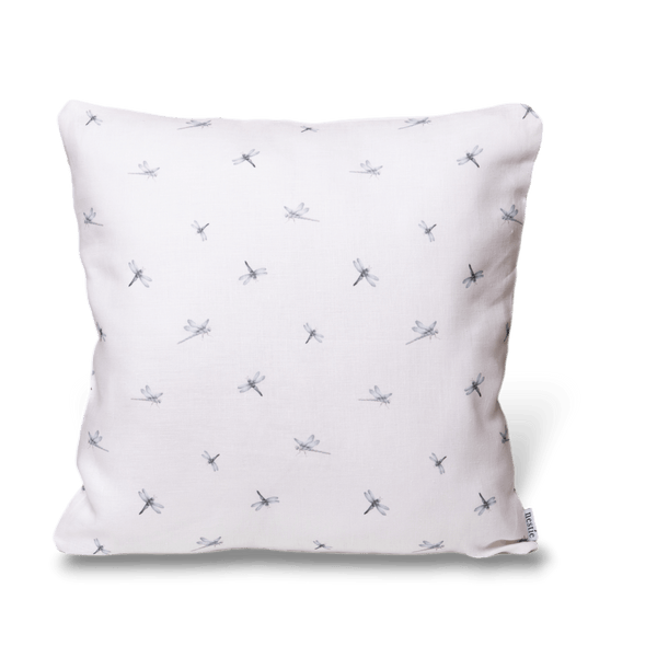 Waterside Print Linen Cushion