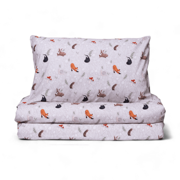 Woodland Leaf Reversible Duvet and Pillow Bedding Set