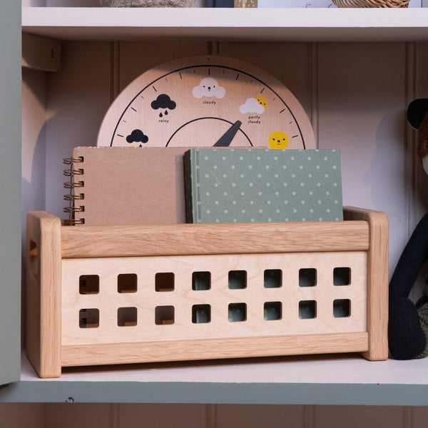 The Mini Caddy Countertop Storage Box (Solid Oak)