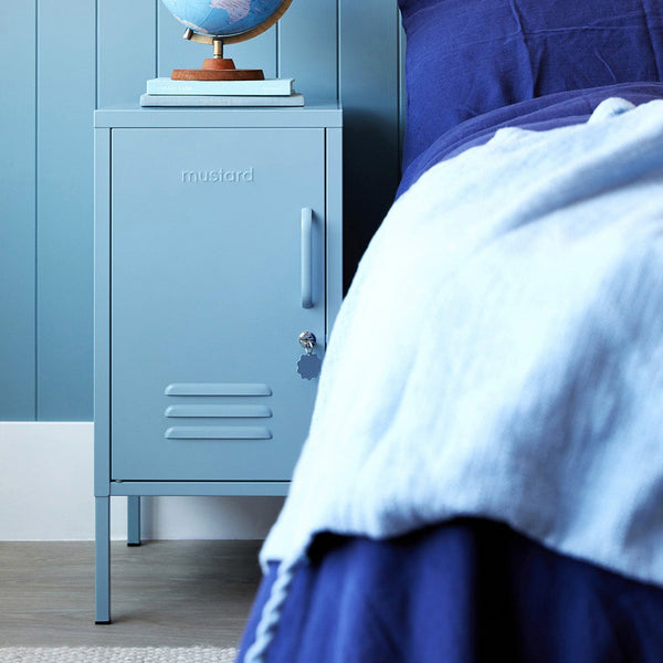 The Shorty Single Door Locker Cabinet (Ocean) (Opens to Left)