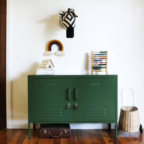 The Lowdown Double Door Locker Cabinet (Olive)